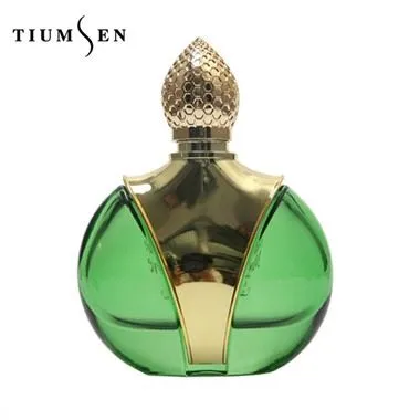 Yashil rangli shisha parfyum